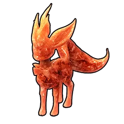 燎火鹿雕像