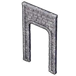 石制帕鲁用通道口