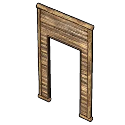 木制帕鲁用通道口